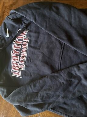 Nike Black Lafayette Baseball Hoodie (Small)
